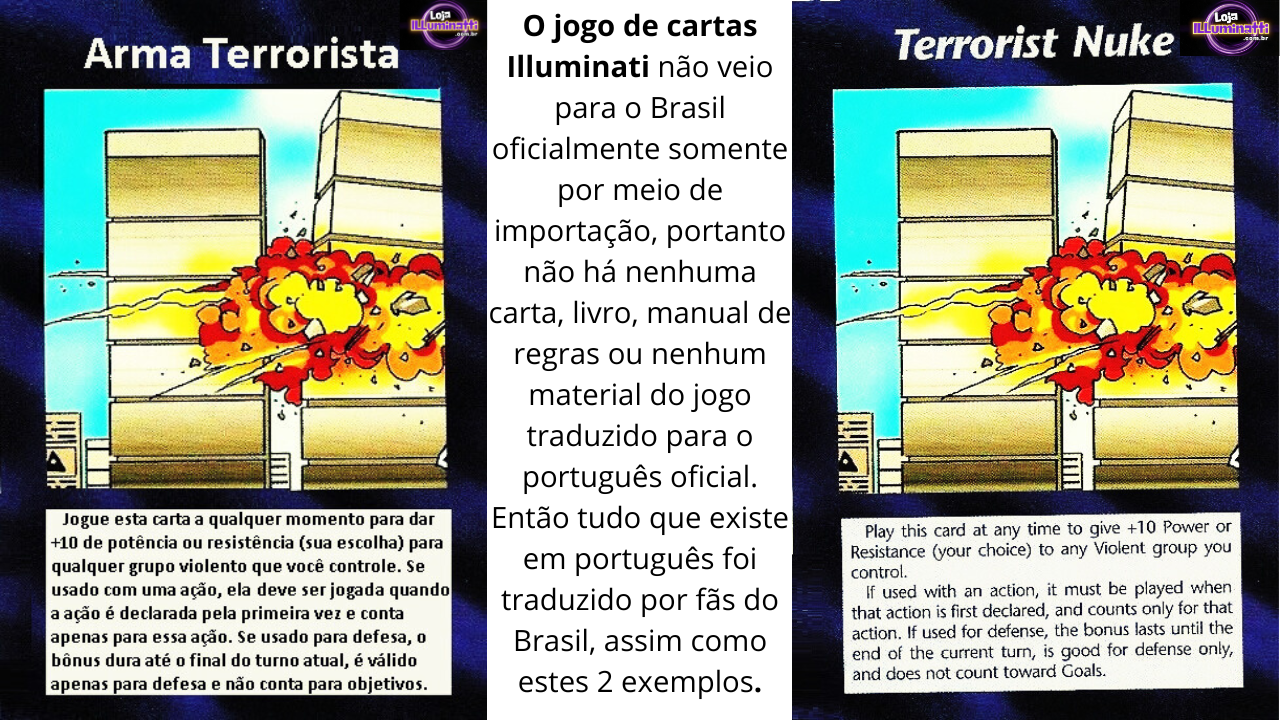 Kit 3 Jogo De Cartas Digital Illuminati + Livros + 4 Bônus