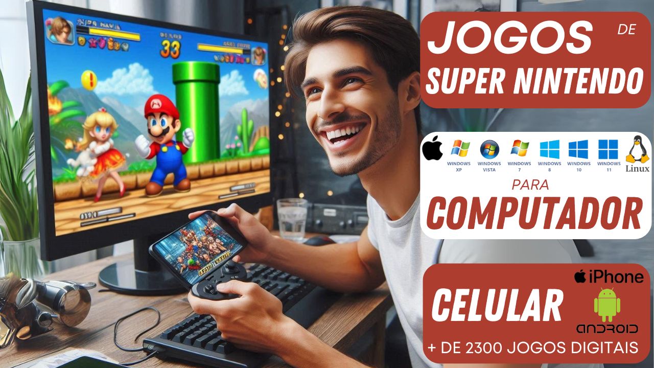 Kit Jogos oficiais de Super Nintendo