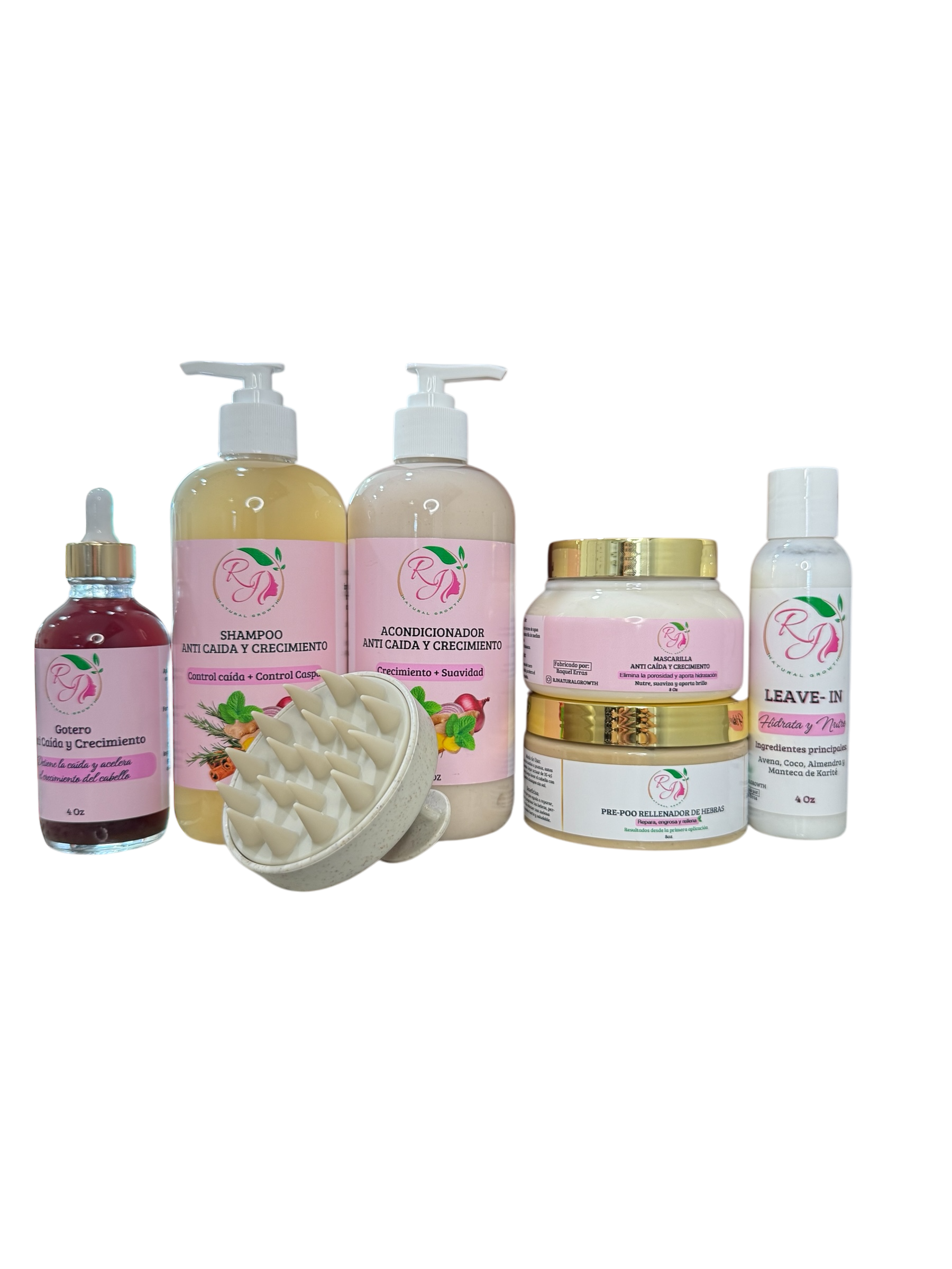 Juego de productos para el cuidado del cabello