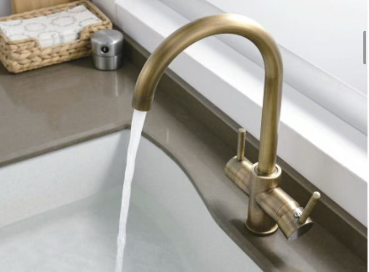 Brass Kitchen Faucet