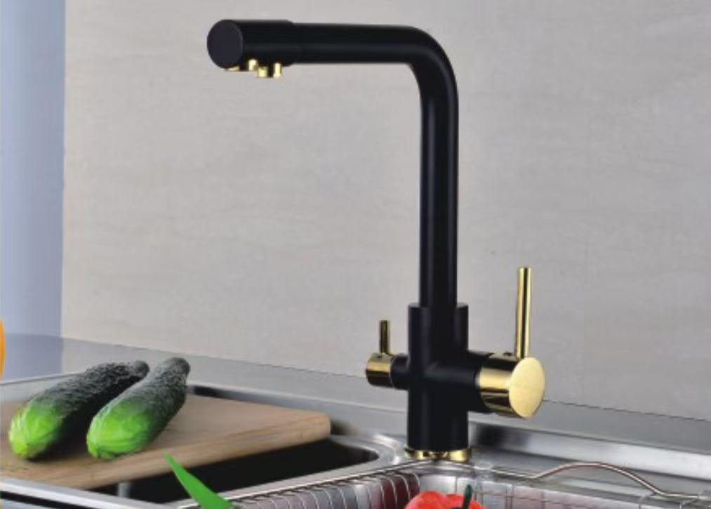 Modern Black Kitchen Faucet
