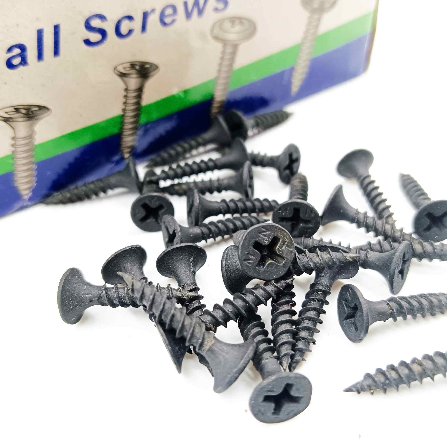 Drywall pop black Screw star all size 0.75, 1, 1.25, 1.5, 2, 2.5, 3