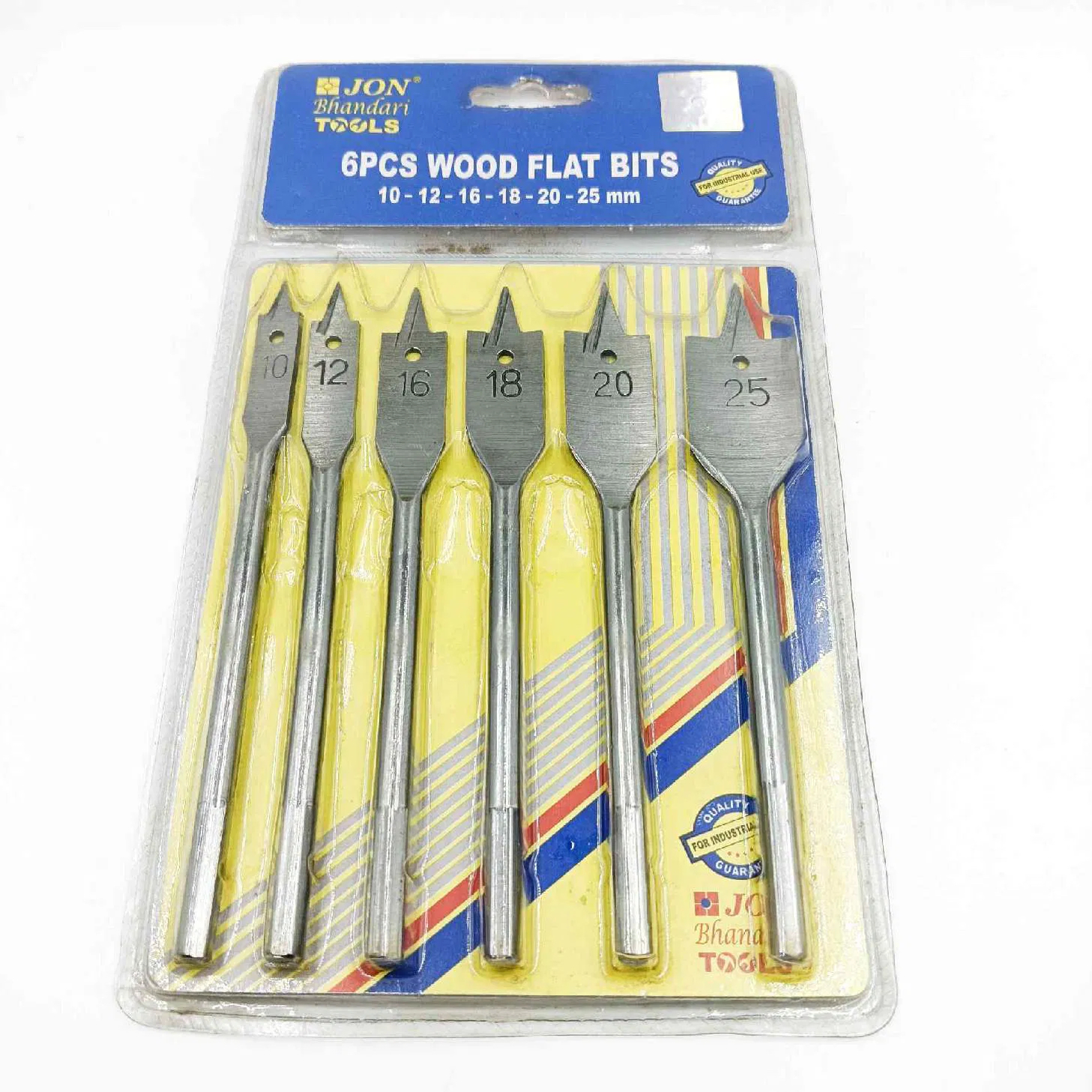 6PCS Wood Flat Bits 6 pcs