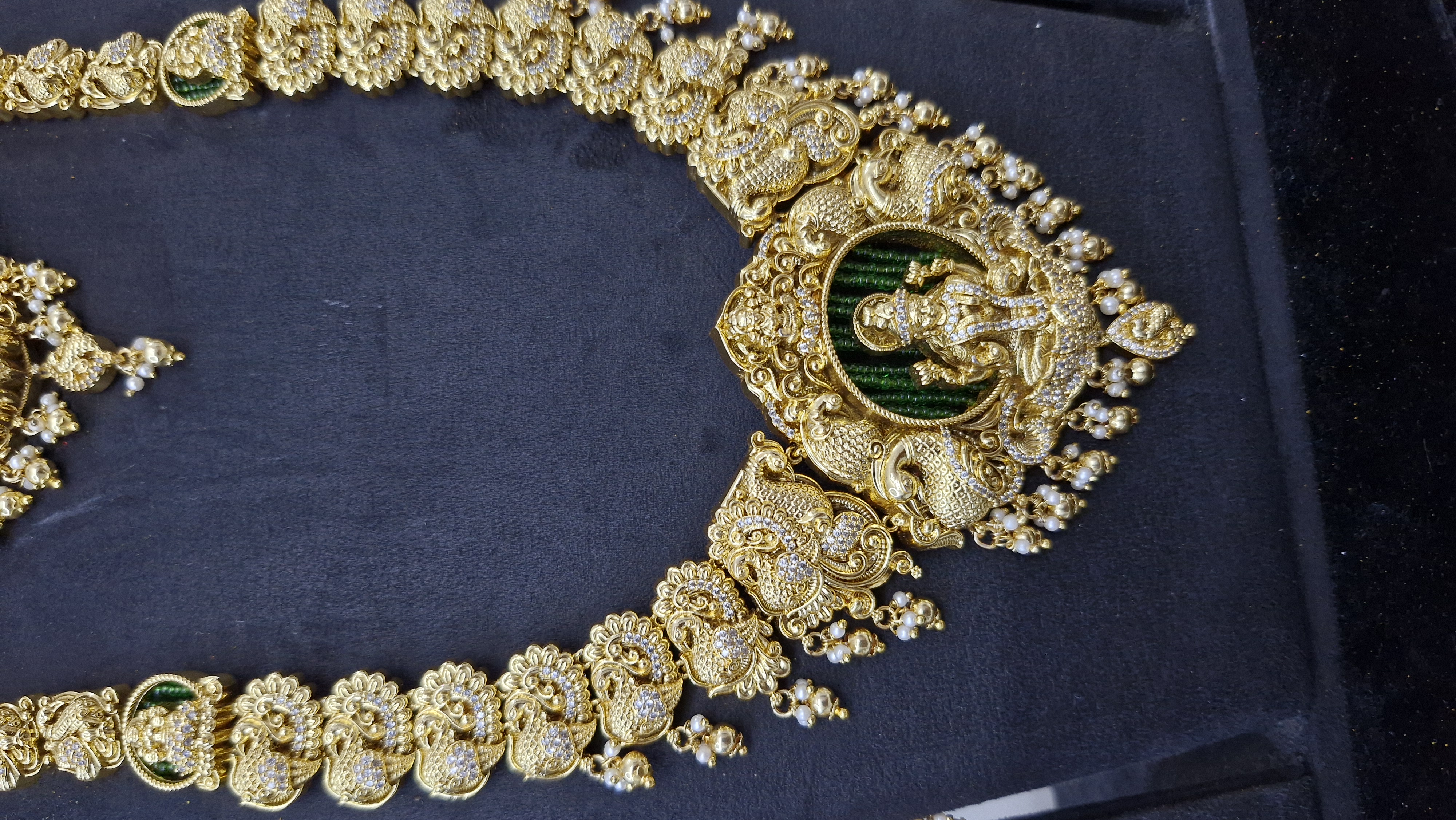 Traditional Gold Temple Necklace