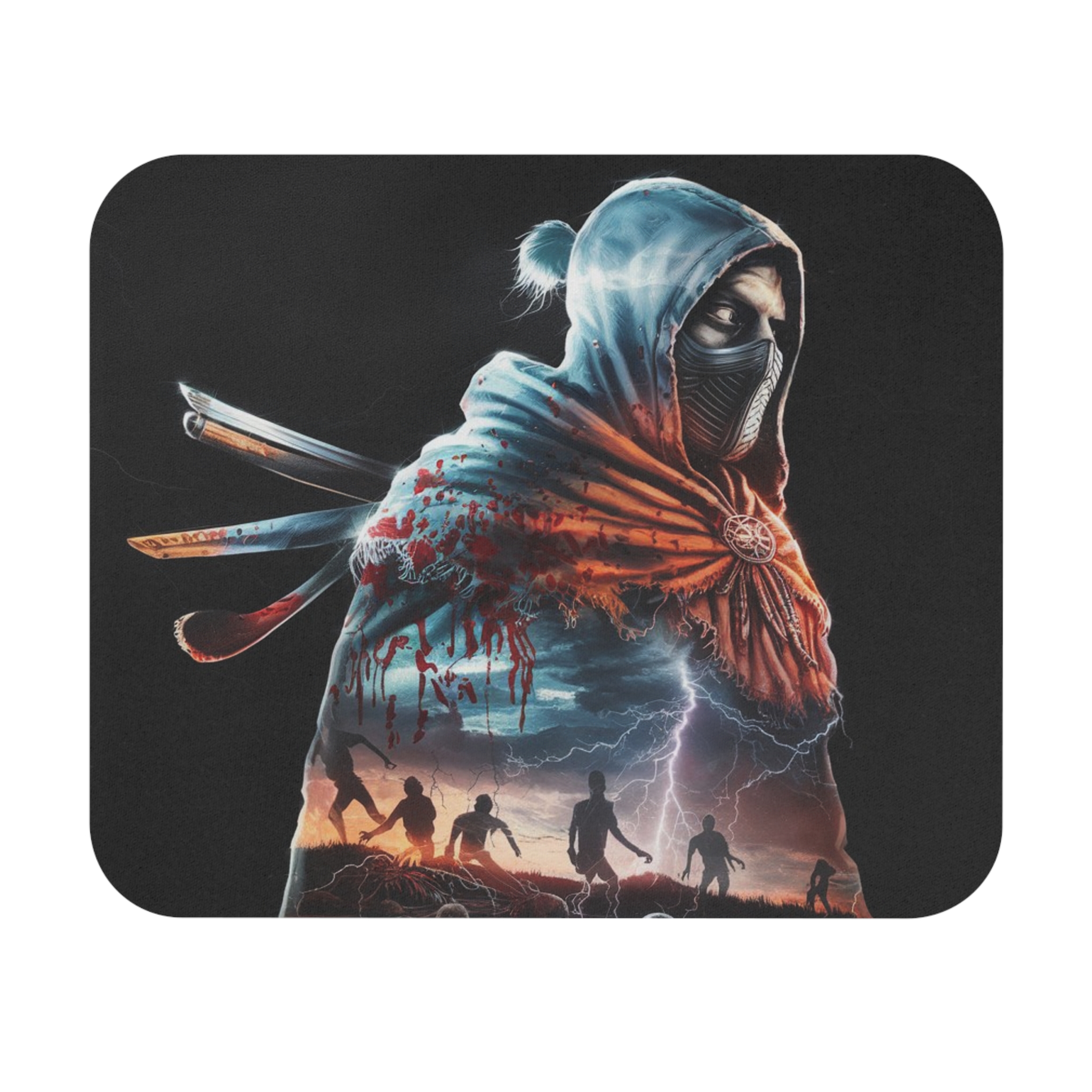 Anime Dark Designs Customised Designer Mouse Pad, Smooth & Non-Slip Rubber Base, for Laptop & Gaming, Pack of 1