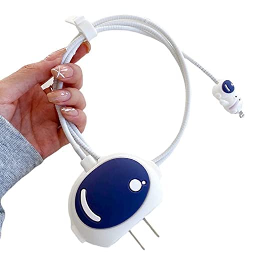 Protective Case for Apple 20W & 18W iPhone USB-C Power Adapter Charger and for USB Lightning Cable, 3D Case for iPhone Charger - 18W/20W (Astornut)