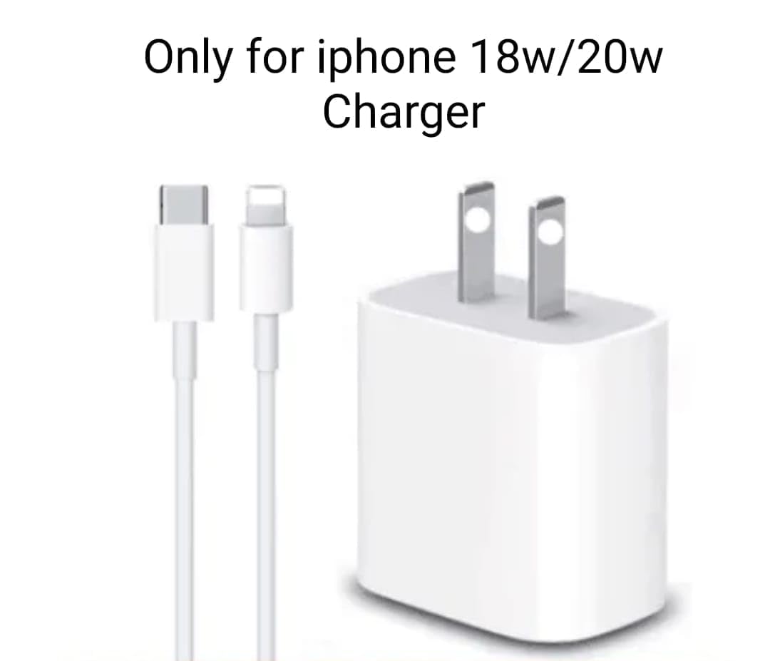 Protective Case for Apple 20W & 18W iPhone USB-C Power Adapter Charger and for USB Lightning Cable, 3D Case for iPhone Charger - 18W/20W Shin Chin
