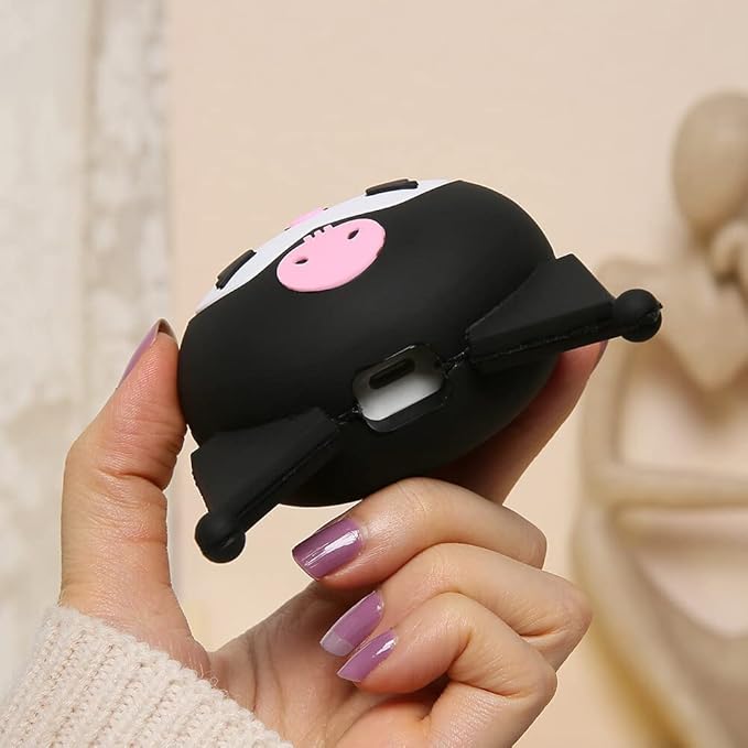 Silicone Protective Case for Apple 20W & 18W iPhone USB-C Power Adapter Charger and for USB Lightning Cable, 3D Case for iPhone Charger - 18W/20W (Kuromi)