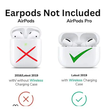 Silicone New 3D Cartoon Design Cute Anime Shockproof Cover Case with Free Keychain Compatible with Apple AIRPODS PRO (NOT for Any Other AIRPODS) (AIRPOD Cover PRO, Marlboro White)