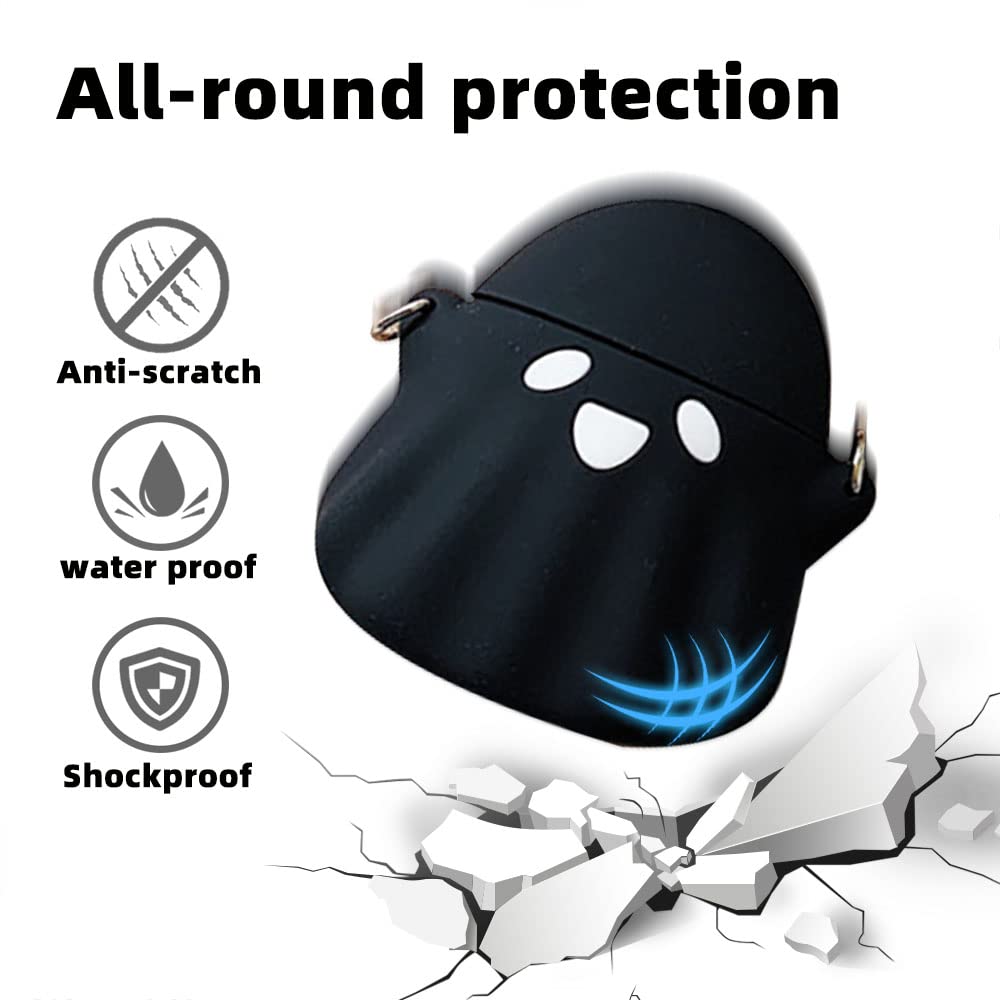 Shark Soft Silicone New 3D Cartoon Design Cute Anime Shockproof Cover Case with Free Keychain Compatible with Apple AIRPODS PRO (NOT for Any Other AIRPODS) (AIRPOD Cover PRO, (Shark)