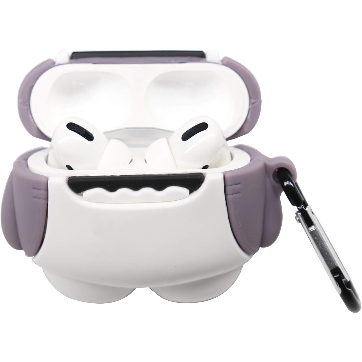 Shark Soft Silicone New 3D Cartoon Design Cute Anime Shockproof Cover Case with Free Keychain Compatible with Apple AIRPODS PRO (NOT for Any Other AIRPODS) (AIRPOD Cover PRO, (Shark)