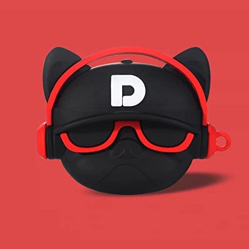 Soft Silicone New 3D Design Cute Anime Shockproof Cover Case with Free Keychain Compatible with Apple AIRPODS PRO 2 Cat-Shaped Case