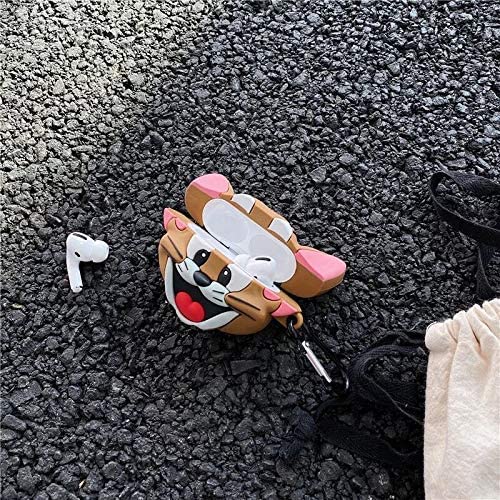 Soft Silicone New 3D Design Cute Anime Shockproof Cover Case with Free Keychain Compatible with Apple AIRPODS PRO 2 Jerry Design