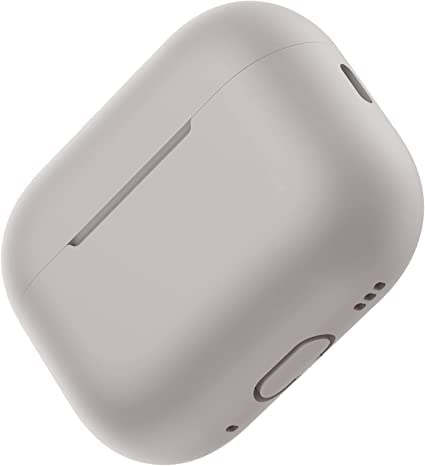 Soft Silicon Shockproof Cover Case with Free Keychain Compatible with Apple AIRPODS PRO 2, Leather Case Airpod Pro 2 (Grey)