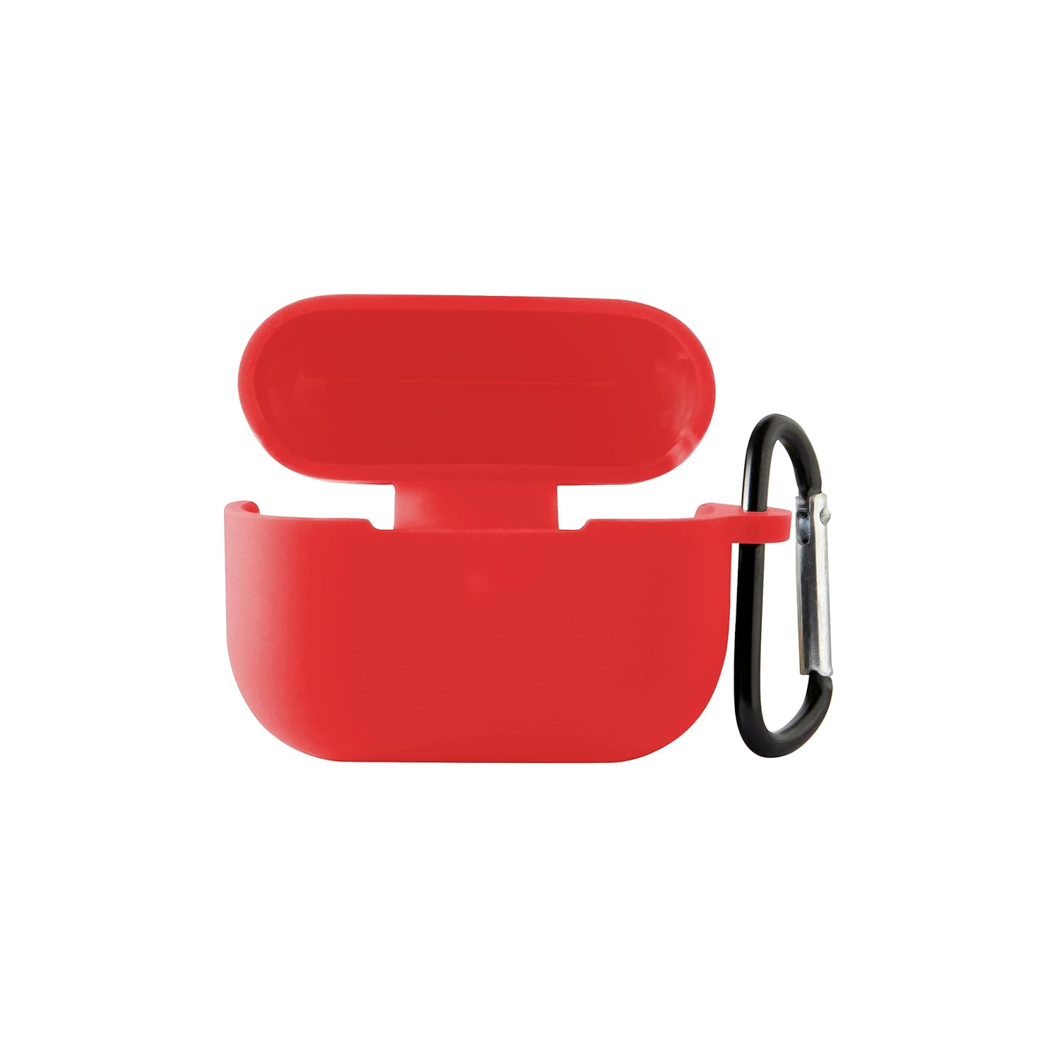  Soft Silicon Shockproof Cover Case with Free Keychain Compatible with Apple AIRPODS PRO 2, Leather Case Airpod Pro 2 (Red)