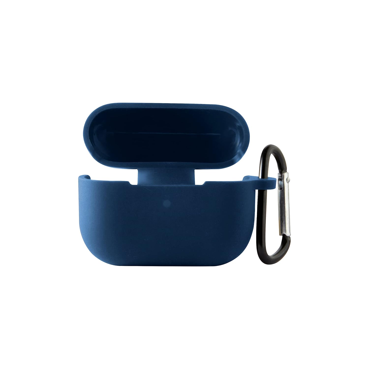  Soft Silicon Shockproof Cover Case with Free Keychain Compatible with Apple AIRPODS PRO 2, Leather Case Airpod Pro 2 (Dark Blue)