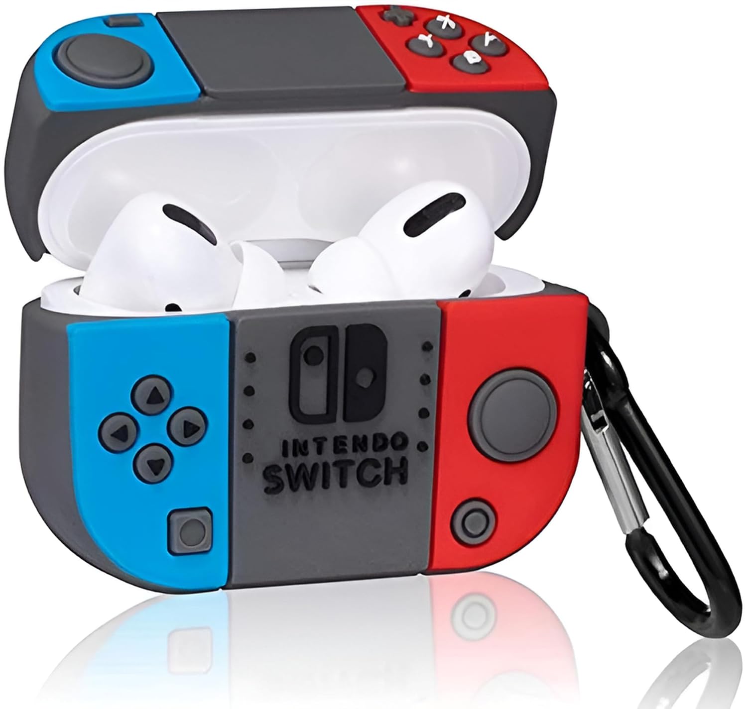 Soft Silicone New 3D Design Cute Anime Shockproof Cover Case with Free Keychain Compatible with Apple AIRPODS PRO 2, (Nintenno Switch)