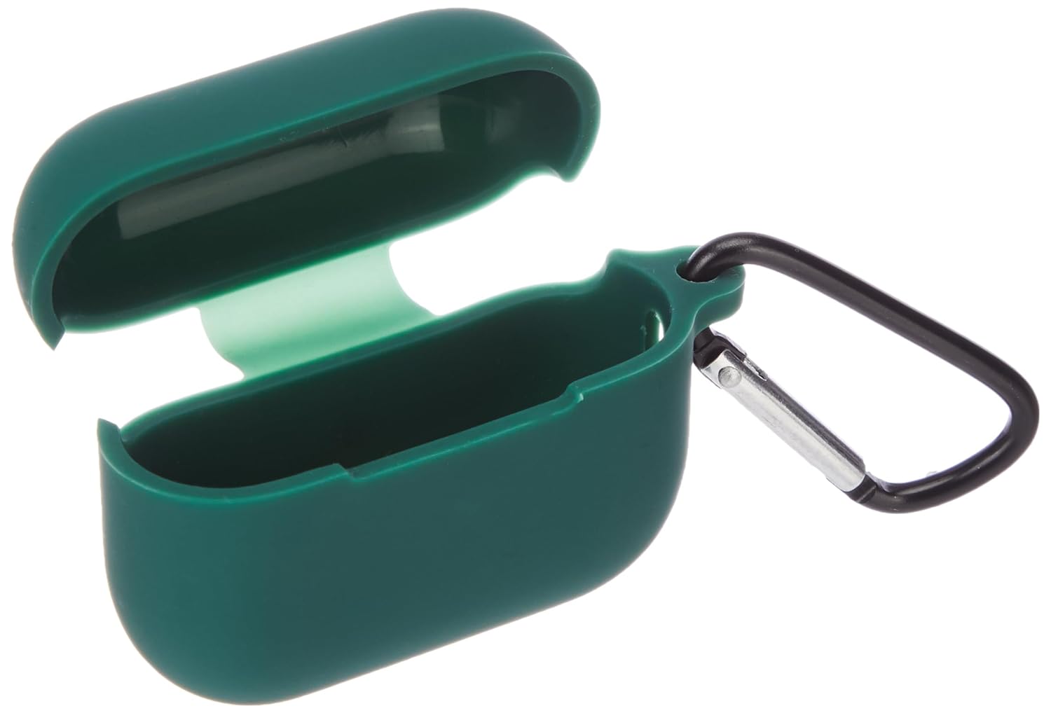 Soft Silicon Shockproof Cover Case with Free Keychain Compatible with Apple AIRPODS PRO 2, Leather Case Airpod Pro 2 (Green)