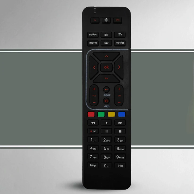 Airtel DigitalTV DTH Television Setup Box Remote Control for SD & HD Recording, Compatible with All Airtel DTH Set-Top Boxes (Black)
