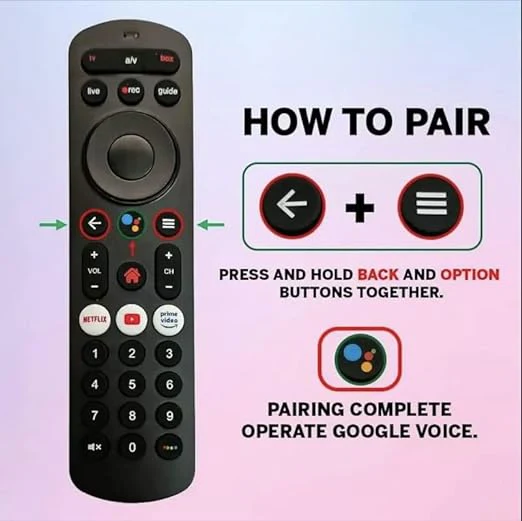 Airtel Xstream Remote | DTH Set Top Box Accessories | Voice Control Compatible & Convenient