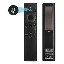 BN59-01385A Voice Replacement Remote Control for Samsung Smart TVs 4K, 8K, Ultra HD, Neo QLED, OLED, The Frame & Crystal UHD Series (2021-2022 Models) - Rechargeable Solar Cell & USB Type-C.
