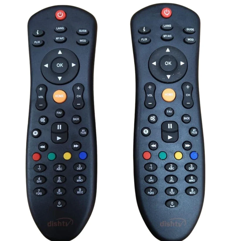 Compatible Dish TV Remote Control Replacement for All Dish TV SD/HD DTH with Recording Set Top Box.