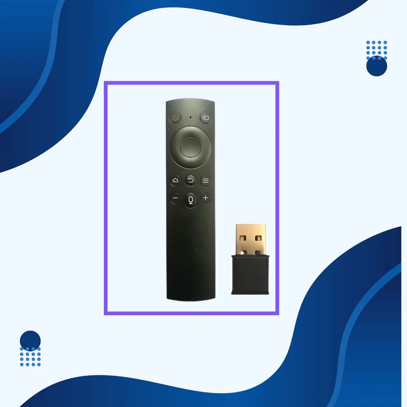 F&D TV Remote with Voice Function & Bluetooth Dongle | Compatible with LED LCD Smart TVs.