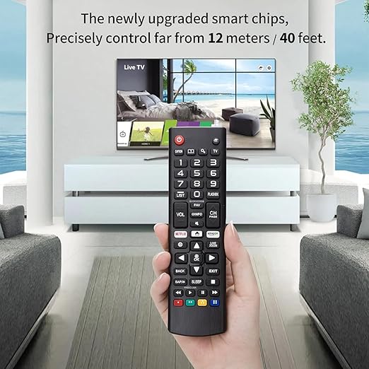 LG LCDLED3D Plasma TV Remote Control – Basic Smart & 3D Functions (No Voice)