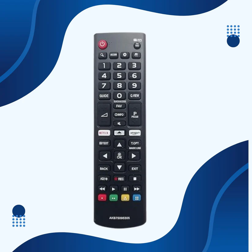 Universal Remote for LG Smart LED, LCD, HD, Plasma TVs  Prime Video & Netflix Buttons  Compatible with All LG Models