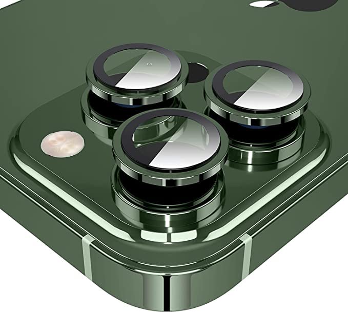 Camera Lens Protector for iPhone 13 Pro13 Pro Max (Green), Pack of 3