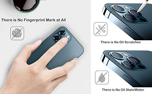 Camera Lens Protector for iPhone 12 Pro (Blue), Pack of 3