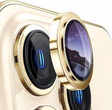 Camera Lens Protector for iPhone 14 Pro 6.1& iPhone 14 Pro Max 6.7, Tempered Glass Camera Lens Protector Tempered Glass Lens Ring Cover Fit for iPhone 14 ProiPhone 14 Pro Max (Gold).
