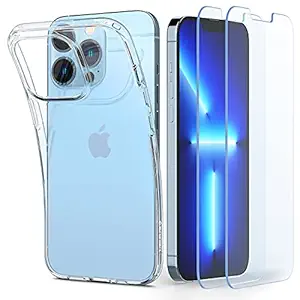 Apple iPhone 13 Case Clear Transparent Shockproof Protective Phone Soft Silicone Slim Cover for Apple iPhone 13 (Transparent)
