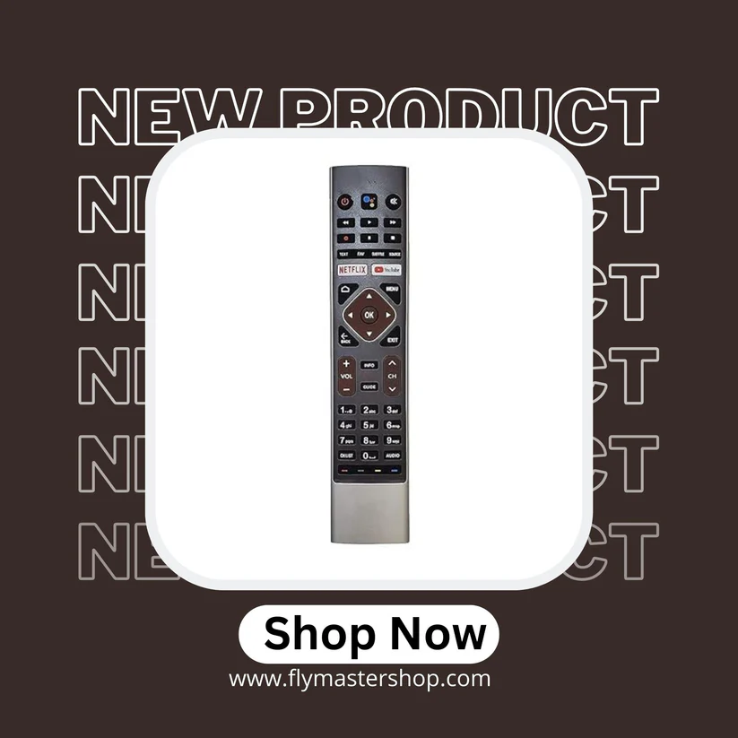 Haier TV Remote HTR-U27E  Google Assistant, Bluetooth Voice Command, Netflix & YouTube
