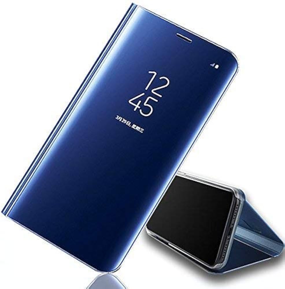  MIRROR FLIP ONEPLUS Back Case Cover  1+ 8-BLUE