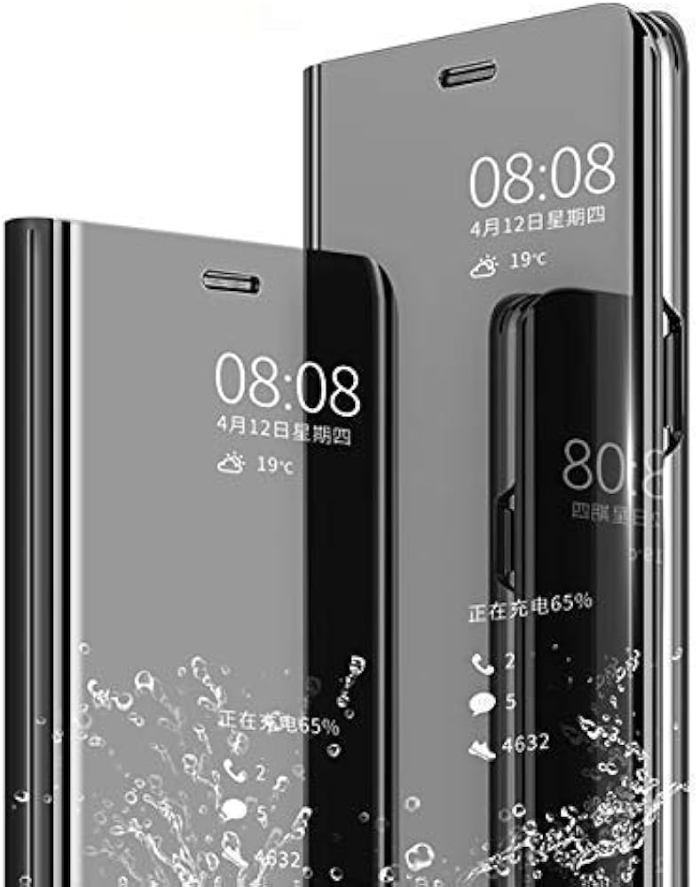  MIRRORFLIP OPPO F15/ A91 BACK CASE COVER BLACK