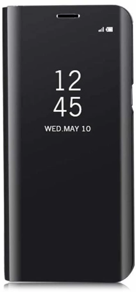 MIRROR FLIP OPPO REALME 7i REALME C17 BACK CASE COVER BLACK