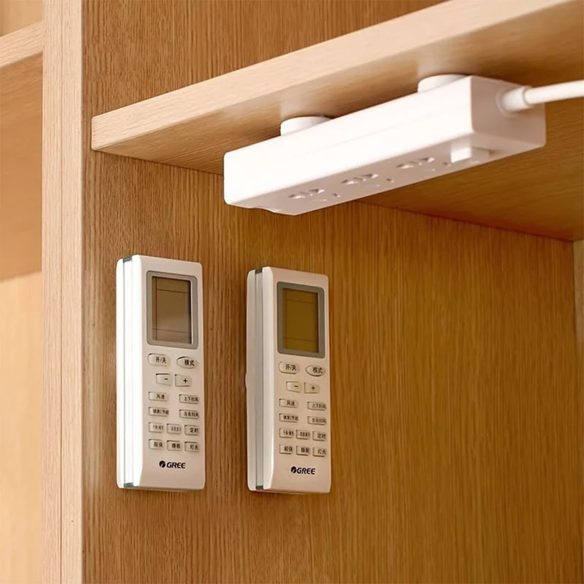 4PCS Magnetic Remote Control Holder, Upgraded Wall Mount Remote Control Organizer.