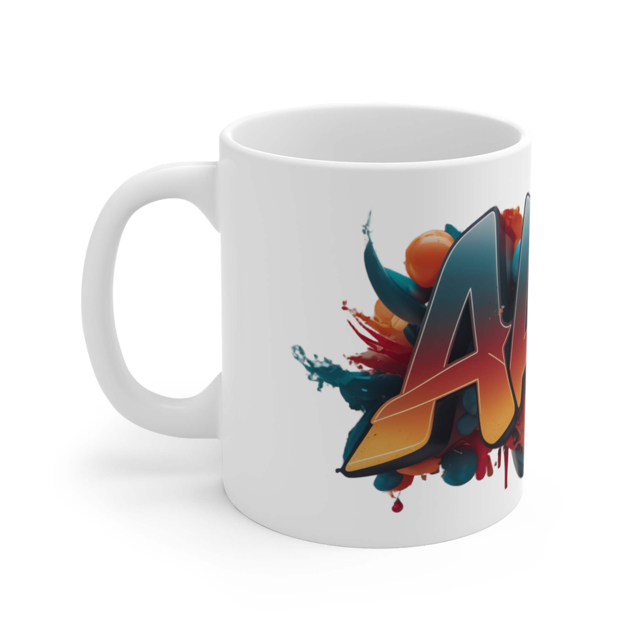  Personalized Photo Mug, 325 ml White Ceramic Cup with Text, Quotes, Name, Gift for Birthday, Anniversary