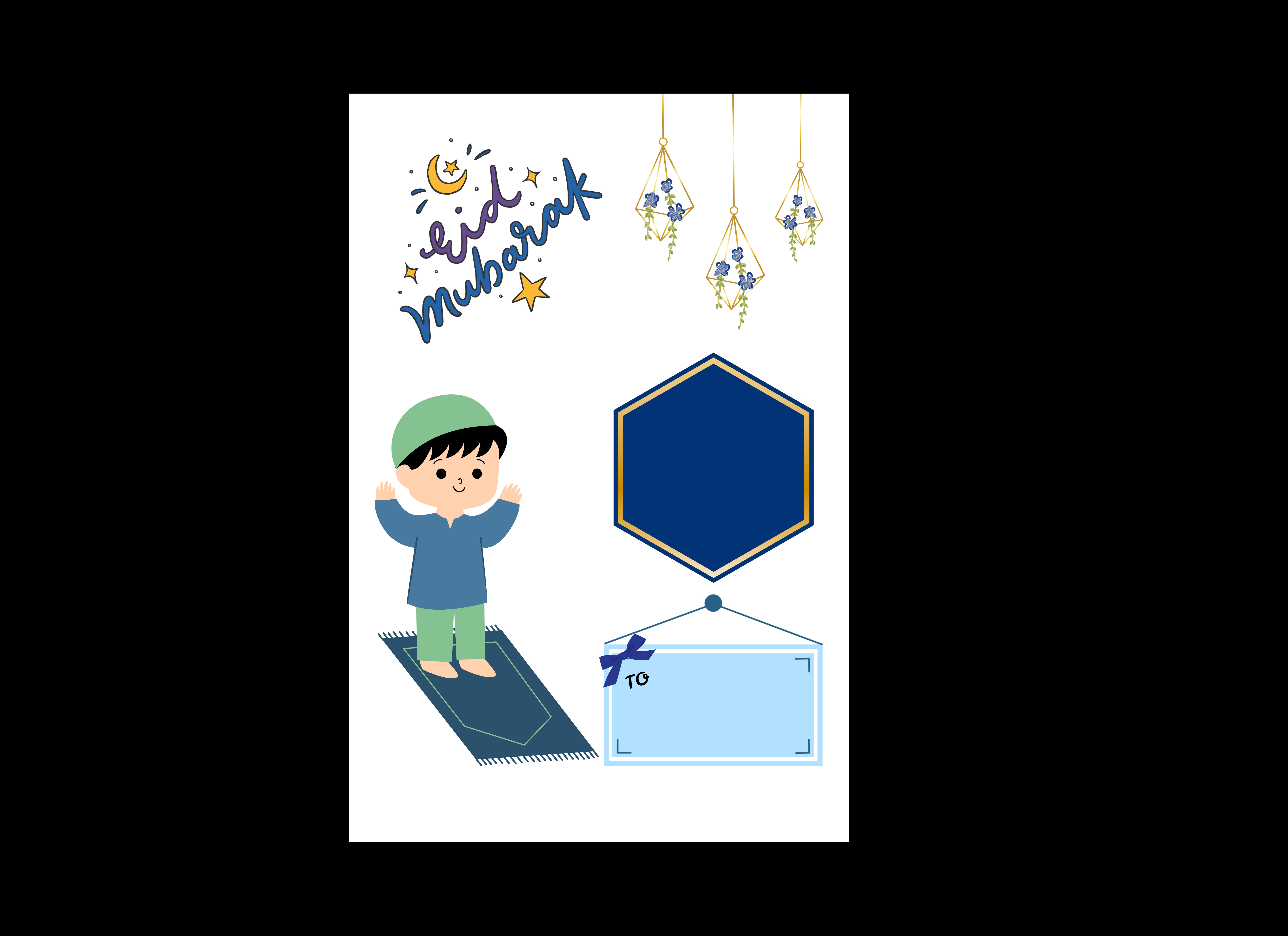 Eid Mubarak! A Gift Card for Boys to Celebrate in Style