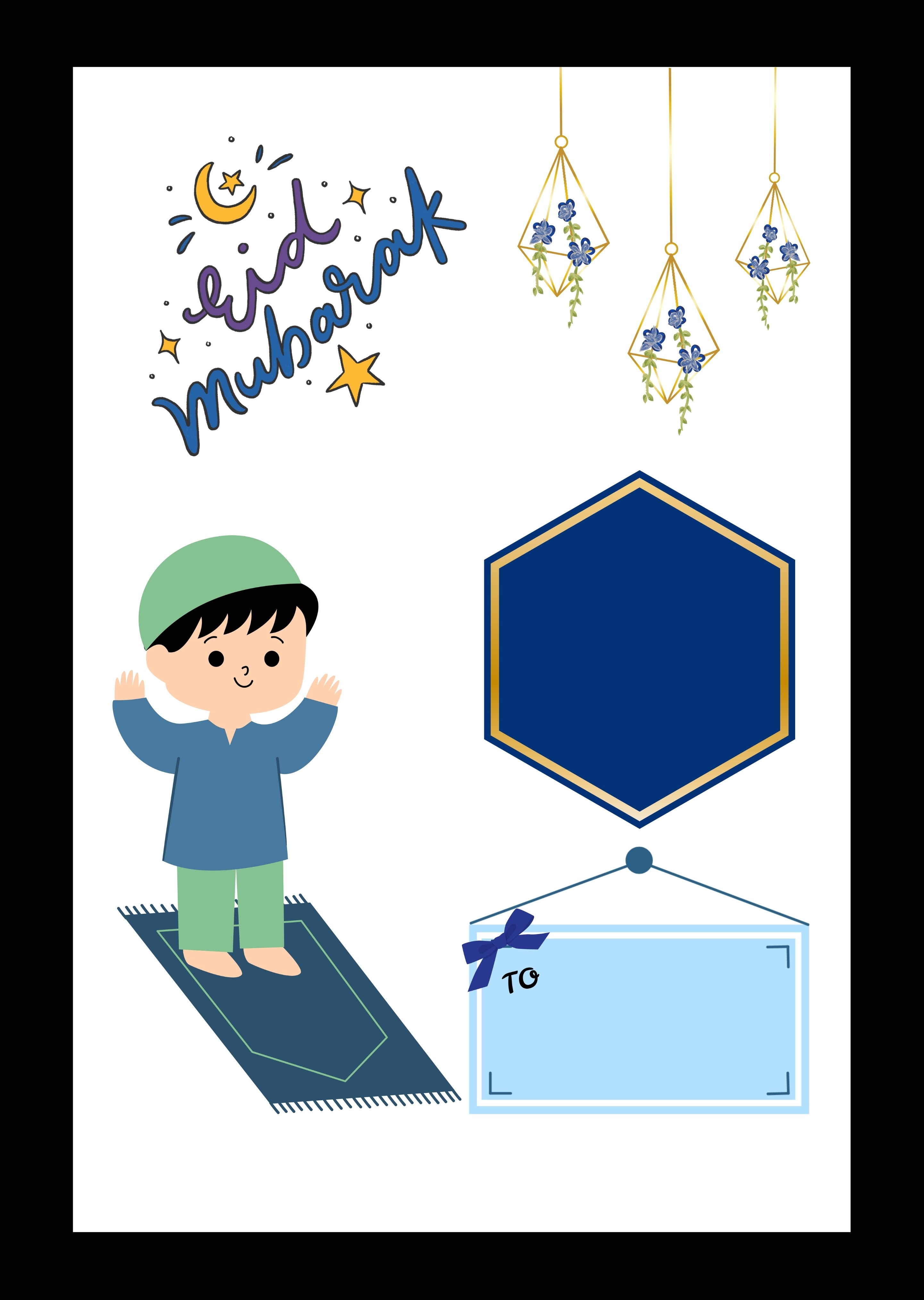 Eid Mubarak! A Gift Card for Boys to Celebrate in Style