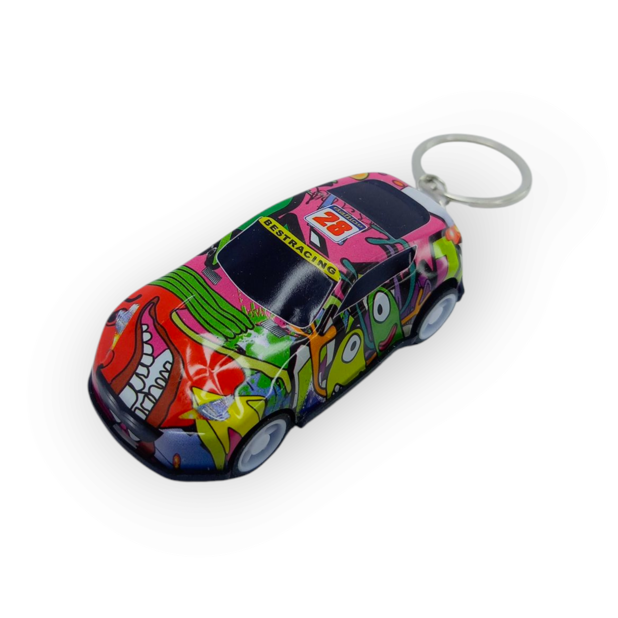 Miniature Sports Car Keychain – Sleek Design Gift for Boys, Teens & Car Lovers | Lightweight & Stylish Key Ring