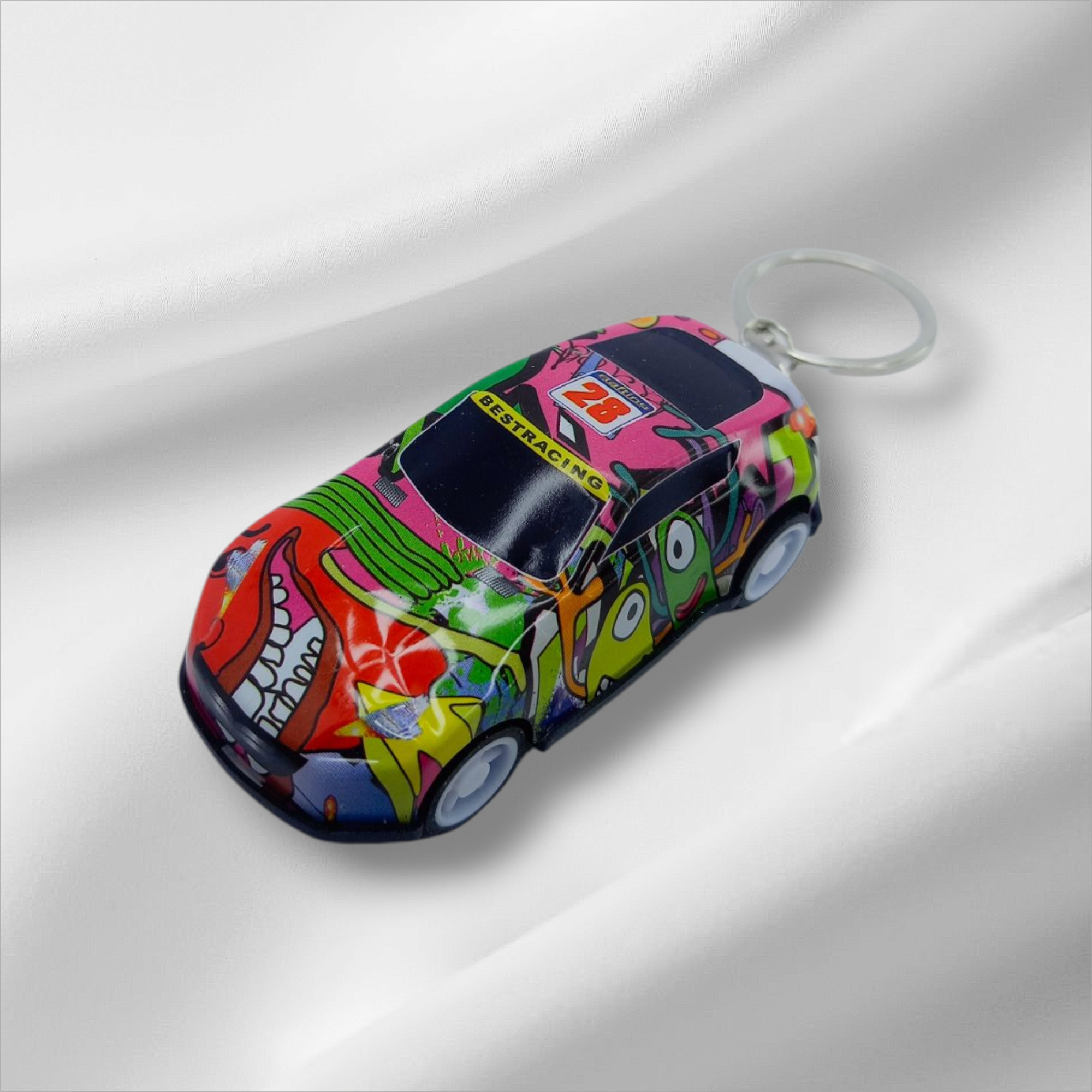 Miniature Sports Car Keychain – Sleek Design Gift for Boys, Teens & Car Lovers | Lightweight & Stylish Key Ring