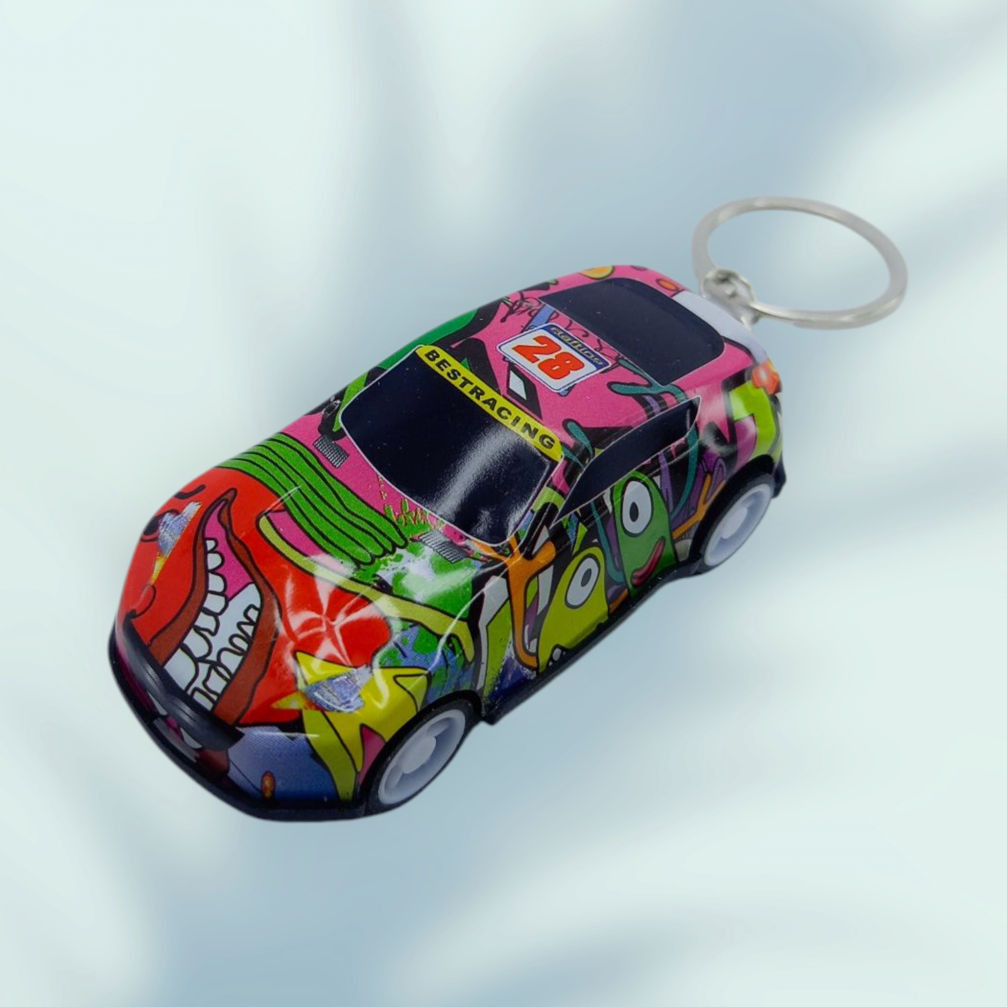 Miniature Sports Car Keychain – Sleek Design Gift for Boys, Teens & Car Lovers | Lightweight & Stylish Key Ring