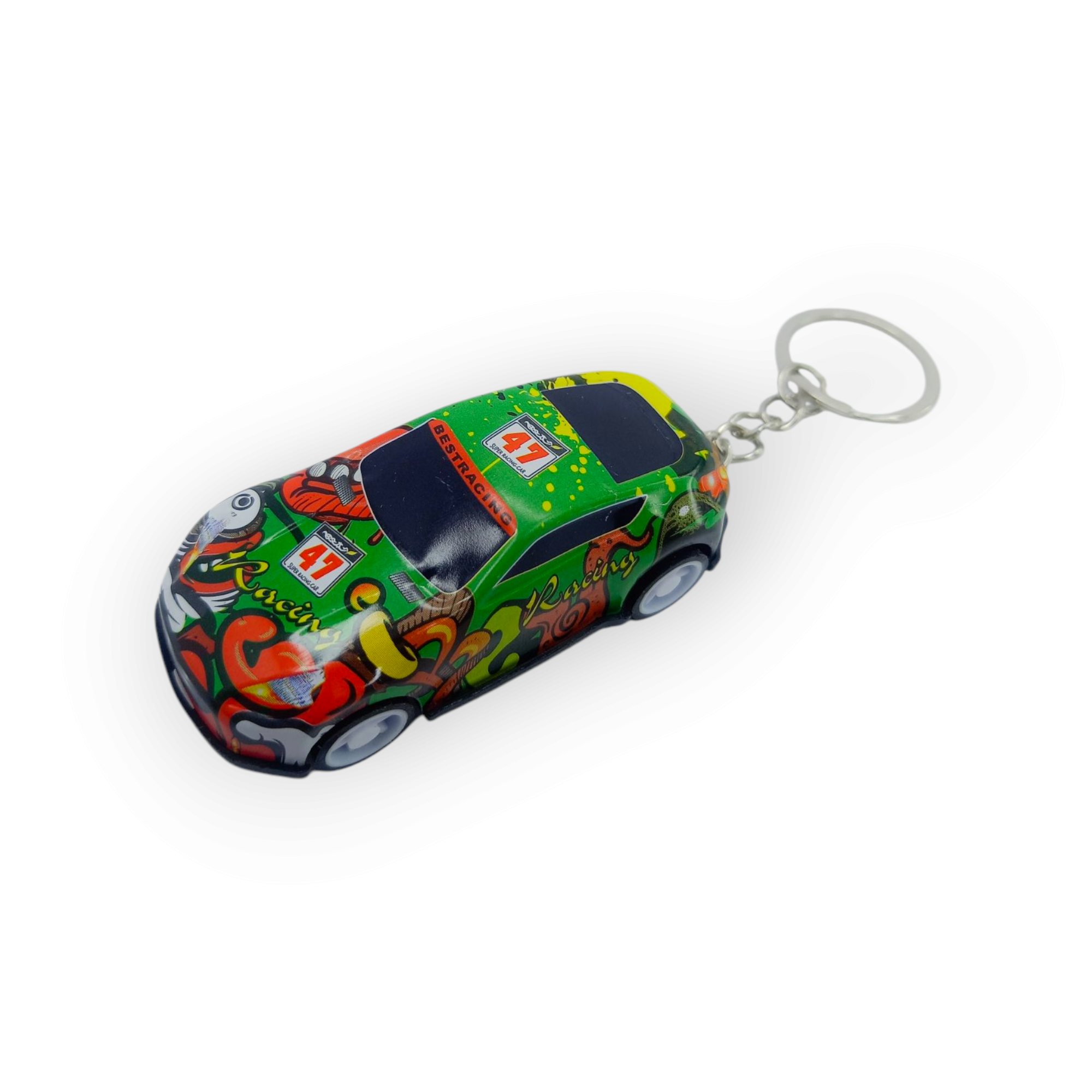 Miniature Toy Sports Car Keychain – Sleek Design Gift for Boys, Teens & Car Lovers | Lightweight & Stylish Key Ring