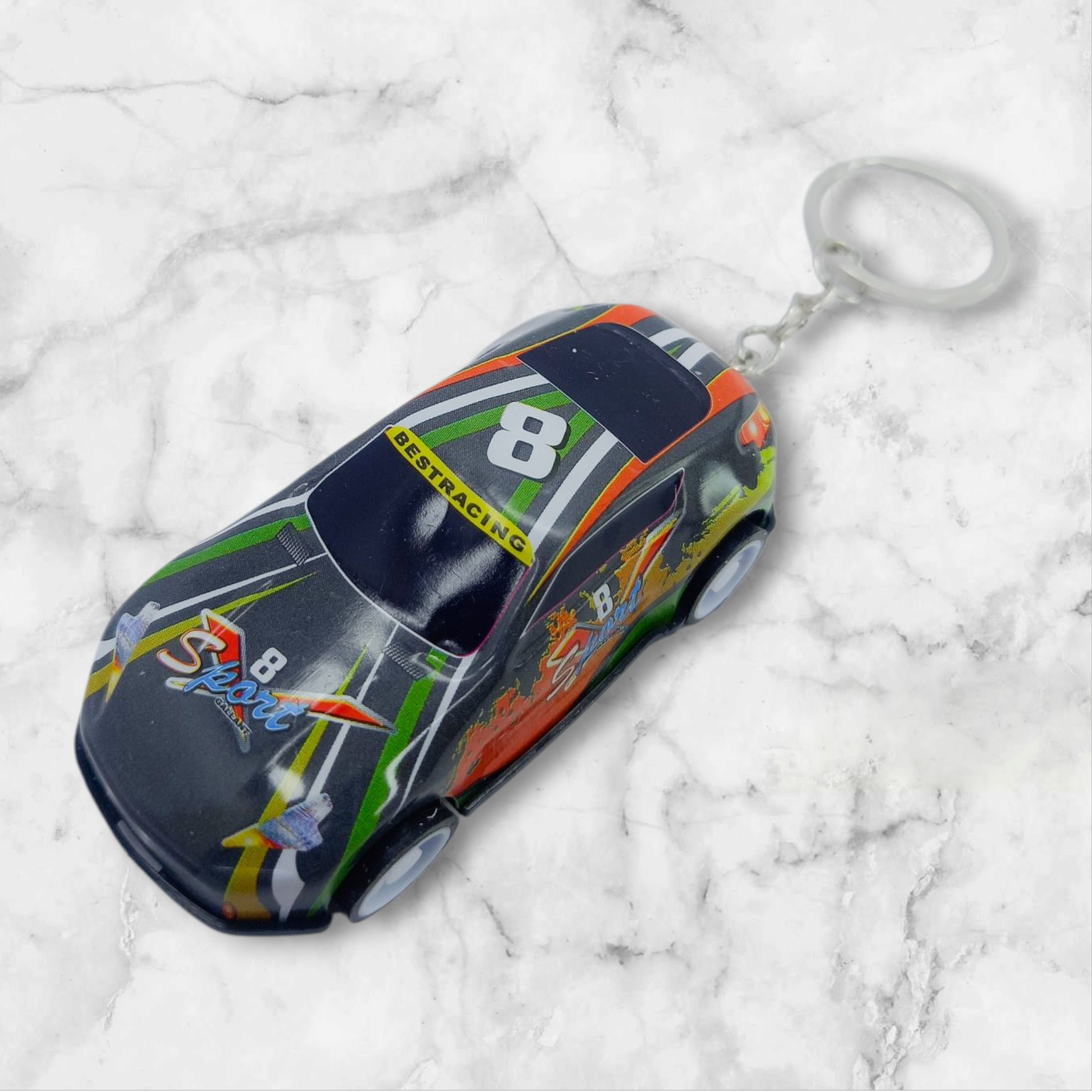 Miniature Toy Sports Car Keychain – Sleek Design Gift for Boys, Teens & Car Lovers | Lightweight & Stylish Key Ring