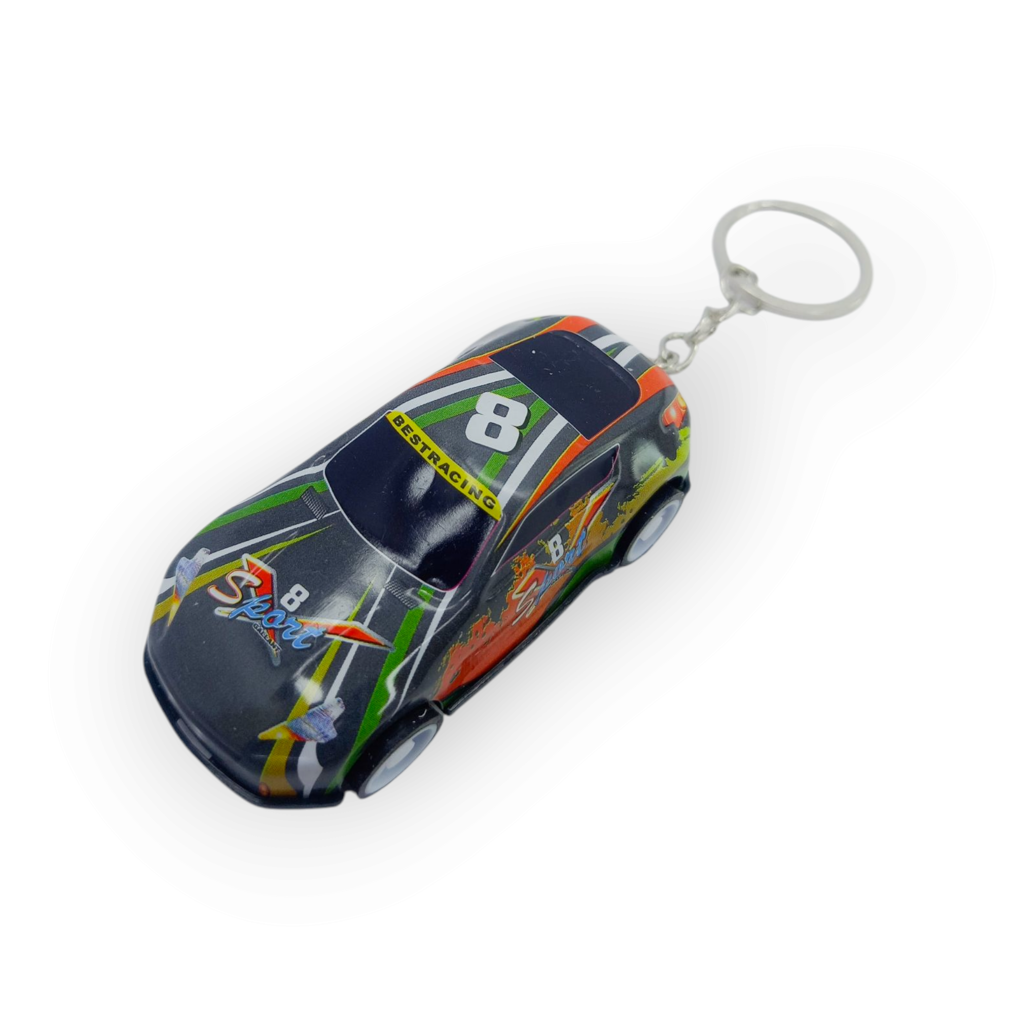 Miniature Toy Sports Car Keychain – Sleek Design Gift for Boys, Teens & Car Lovers | Lightweight & Stylish Key Ring