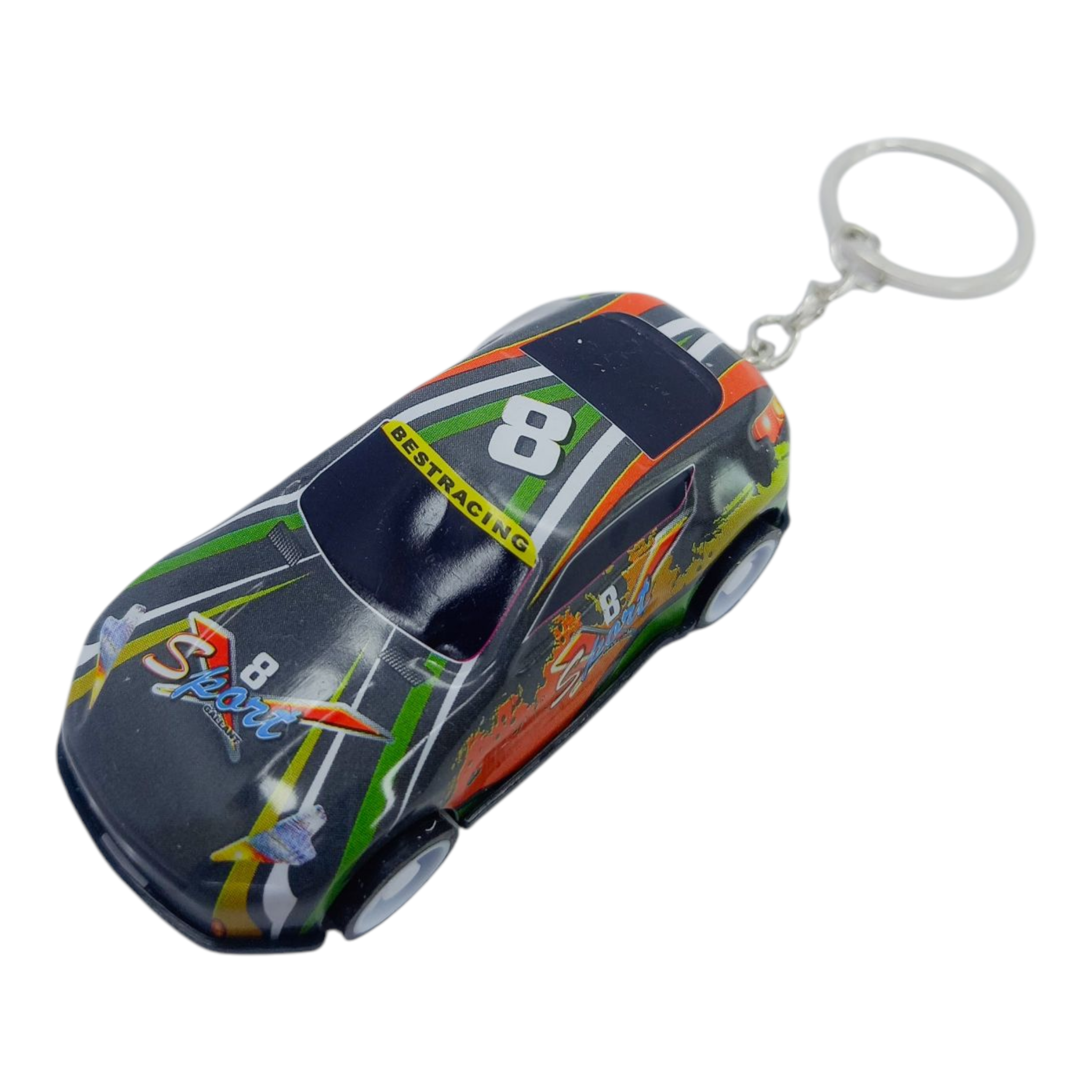 Miniature Toy Sports Car Keychain – Sleek Design Gift for Boys, Teens & Car Lovers | Lightweight & Stylish Key Ring