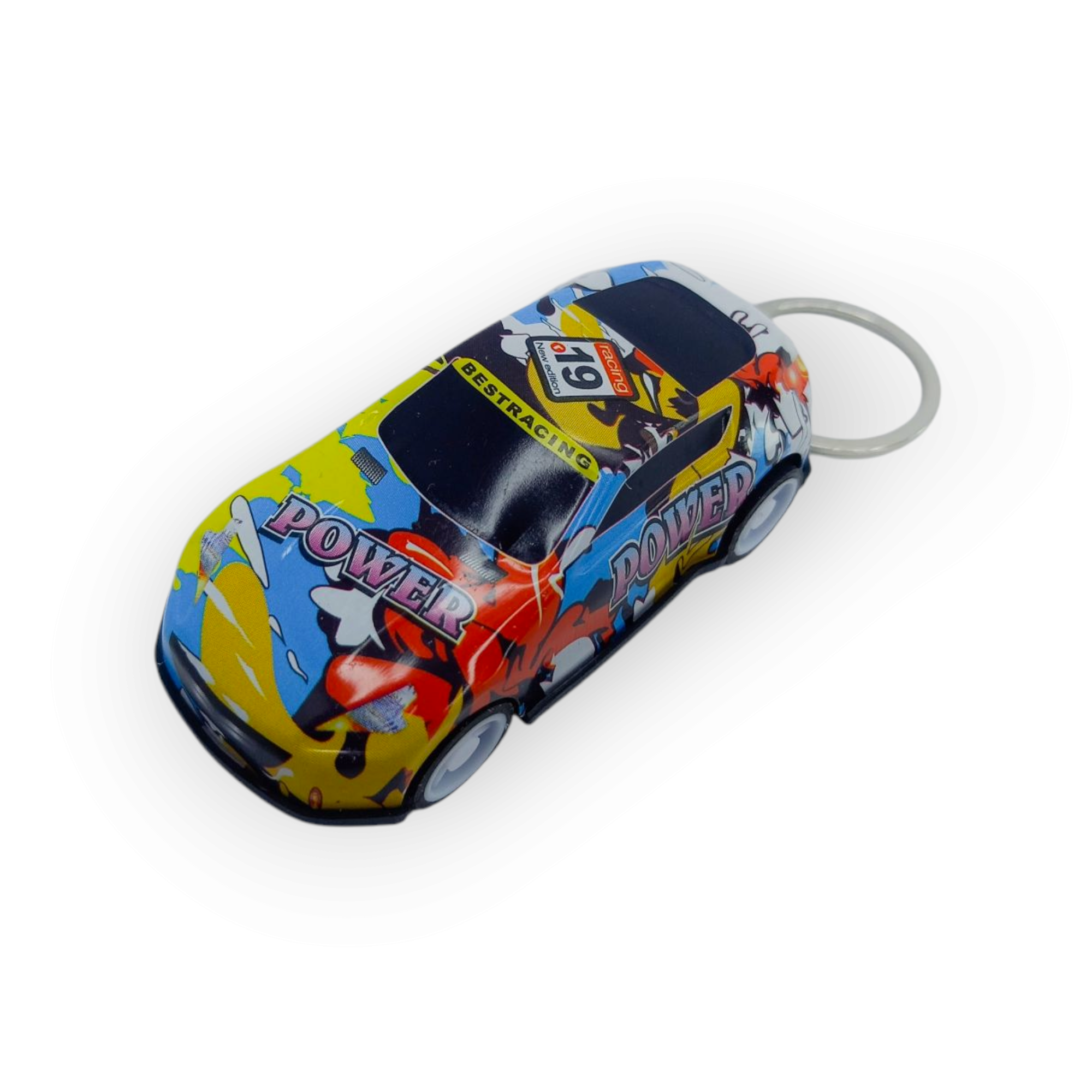 Stylish miniature toy sports car keychain with a sleek design – a fun and lightweight gift for boys, teens, and car lovers. Perfect for keys, bags, or collectibles.