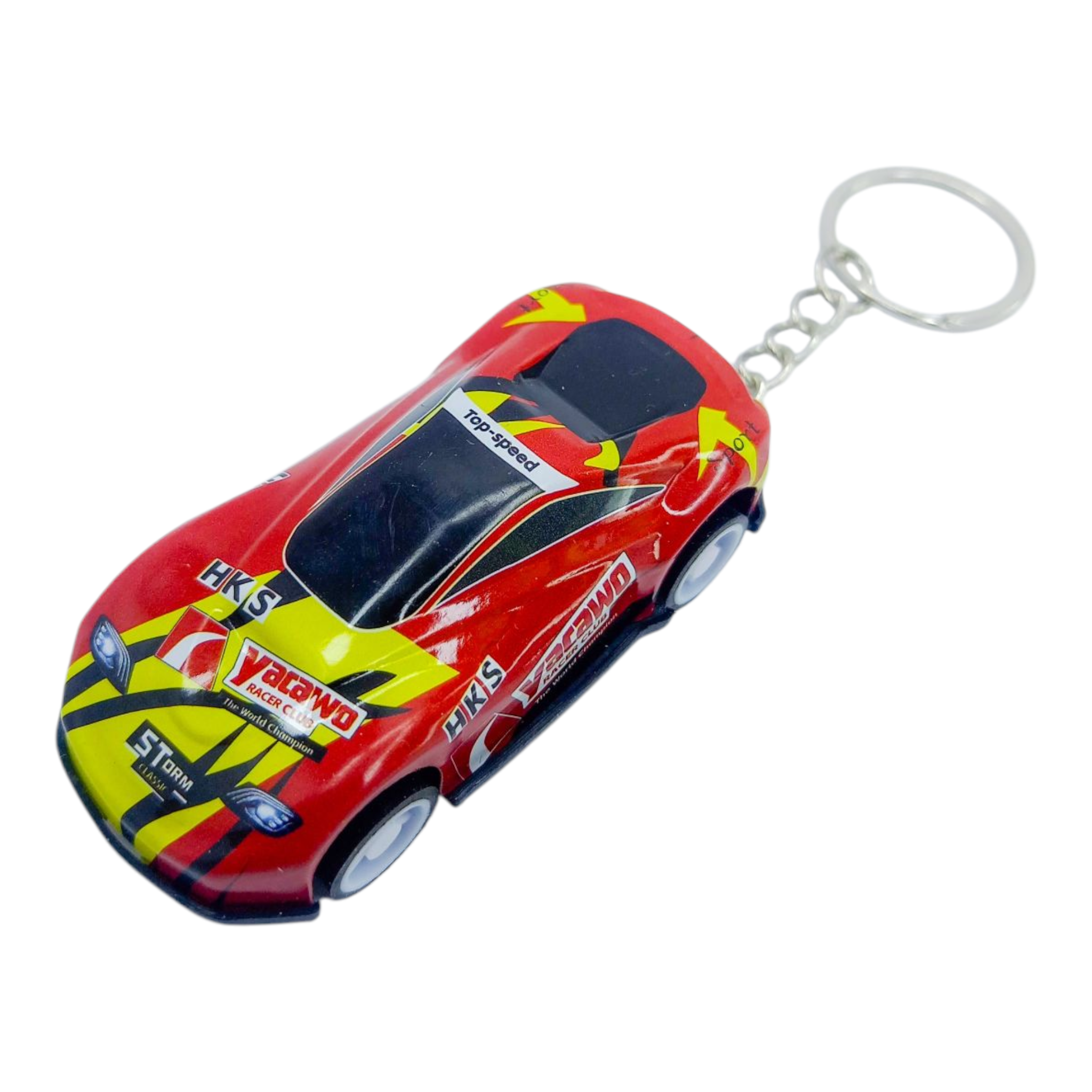Miniature toy sports car keychain with a sleek and stylish design – a lightweight, fun gift for boys, teens, and car enthusiasts. 